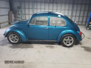 1970 Volkswagen Beetle with VIN 1102596488, listed as a Copart auction lot 79020114 with 50,115 mi miles and Salvage Title. Bid and sale history available at DreamBid. Image 12.