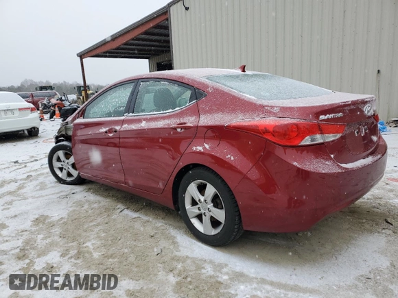 2013 Hyundai Elantra GLS with VIN 5NPDH4AE8DH452007, listed as a Copart auction lot 45407685 with 160,345 mi miles and Clean title. Bid and sale history available at DreamBid. Image 2.