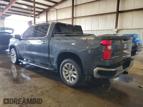 2021 Chevrolet Silverado 1500 LTZ with VIN 1GCUYGED1MZ220280, listed as a Copart auction lot 55361055 with 33,805 mi miles and Salvage Title. Bid and sale history available at DreamBid. Image 2.