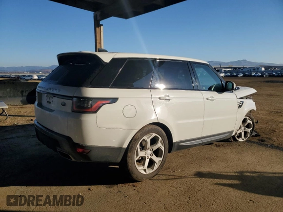 2019 Land Rover Range Rover Sport SE with VIN SALWG2RKXKA421512, listed as a Copart auction lot 83302044 with 102,845 mi miles and Salvage Title. Bid and sale history available at DreamBid. Image 3.