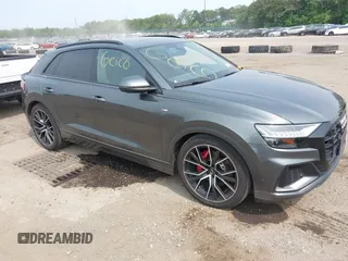 2019 Audi Q8 Prestige with VIN WA1FVAF18KD027759, listed as a IAAI auction lot 42512278 with 55,424 mi miles and . Bid and sale history available at DreamBid. Image 1.