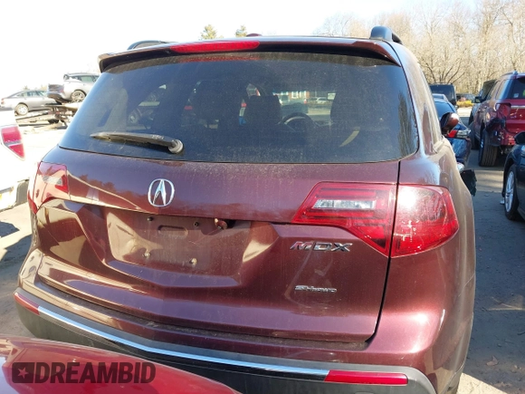 2013 Acura MDX with VIN 2HNYD2H29DH506219, listed as a IAAI auction lot 41325146 with 200,245 mi miles. Bid and sale history available at carsss.com. Image 16.