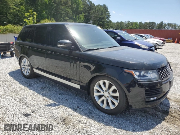 2015 Land Rover Range Rover HSE with VIN SALGS2VF9FA207533, listed as a Copart auction lot 57493925 with 42,765 mi miles and Clean title. Bid and sale history available at DreamBid. Image 4.