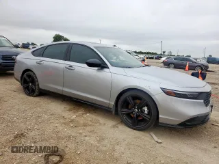 2024 Honda Accord Sport-L with VIN 1HGCY2F79RA018804, listed as a Copart auction lot 58993815 with 26,432 mi miles and Salvage title. Bid and sale history available at DreamBid. Image 4.
