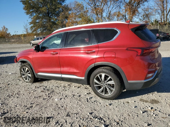 2019 Hyundai Santa Fe Ultimate with VIN 5NMS5CAD6KH068464, listed as a Copart auction lot 77630254 with 90,172 mi miles and Salvage Title. Bid and sale history available at carsss.com. Image 2.