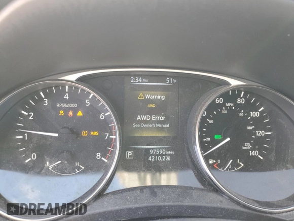2016 Nissan Rogue S z VIN KNMAT2MV3GP714199, wystawiony jako Copart lot #49898885 z przebiegiem 97 590 mil mil oraz Szkoda całkowita • Salvage title. Historia ofert i sprzedaży dostępna na DreamBid. Obrazek 9.