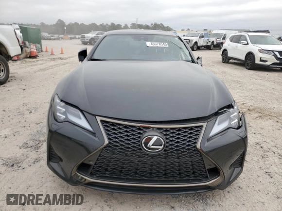 2024 Lexus RC with VIN JTHGZ5BC6R5027517, listed as a Copart auction lot 43978545 with 3,788 mi miles and Salvage Title. Bid and sale history available at carsss.com. Image 5.