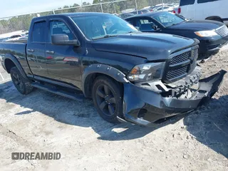 2018 Ram 1500 Express with VIN 1C6RR7FT0JS177927, listed as a IAAI auction lot 41640379 with 112,478 mi miles. Bid and sale history available at carsss.com. Image 1.
