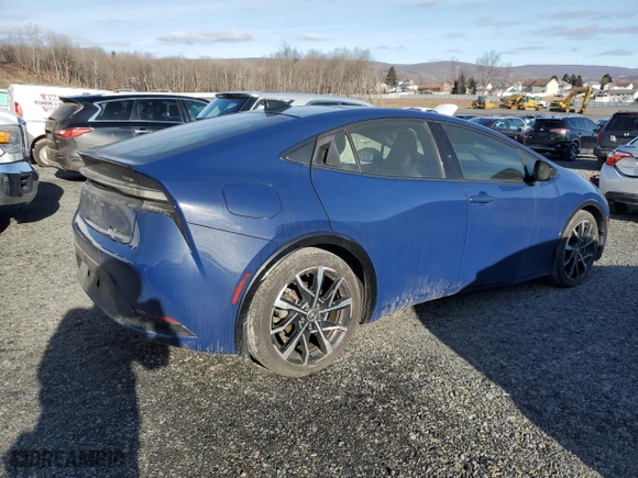2023 Toyota Prius Prime SE with VIN JTDACACU4P3006814, listed as a Copart auction lot 42130365 with 13,315 mi miles and Salvage Title. Bid and sale history available at carsss.com. Image 3.