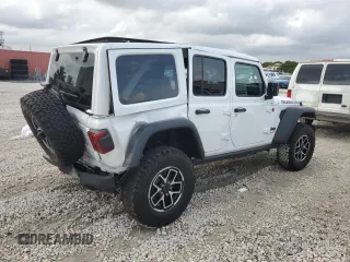 2024 Jeep Wrangler Rubicon with VIN 1C4PJXFG7RW247535, listed as a Copart auction lot 41755145 with 2,072 mi miles and Salvage title. Bid and sale history available at DreamBid. Image 3.