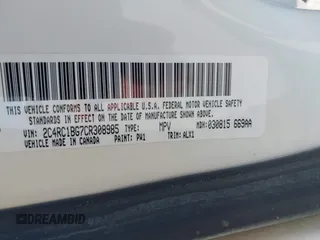 2012 Chrysler Town & Country Touring with VIN 2C4RC1BG7CR308985, listed as a IAAI auction lot 42015578 with 196,604 mi miles. Bid and sale history available at carsss.com. Image 9.