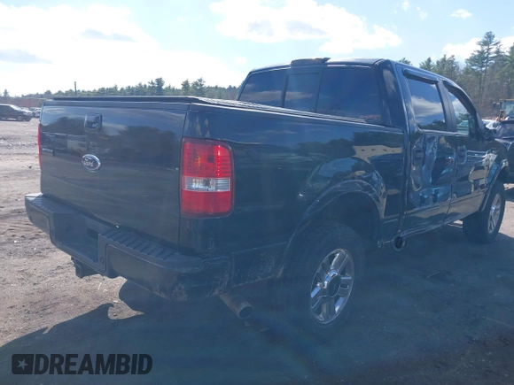 2005 Ford F-150 XLT with VIN 1FTPW14545FA53006, listed as a IAAI auction lot 42081302 with 168,721 mi miles. Bid and sale history available at carsss.com. Image 4.