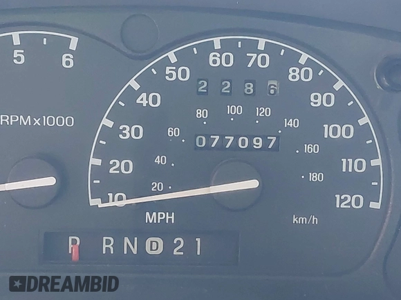 2003 Ford Ranger XL with VIN 1FTYR14V93PB36272, listed as a IAAI auction lot 42095014 with 77,097 mi miles. Bid and sale history available at carsss.com. Image 16.