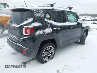 2018 Jeep Renegade Limited with VIN ZACCJBDB6JPH06029, listed as a IAAI auction lot 41364624 with 117,711 mi miles and . Bid and sale history available at DreamBid. Image 4.