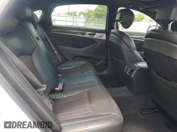 2018 Genesis G80 Sport with VIN KMHGN4JB2JU237330, listed as a Copart auction lot 58870695 with 61,417 mi miles and Salvage title. Bid and sale history available at DreamBid. Image 10.