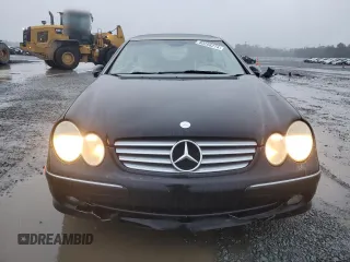 2005 Mercedes-Benz CLK 320 with VIN WDBTK65J45F163068, listed as a Copart auction lot 80298274 with 130,785 mi miles and Salvage Title. Bid and sale history available at DreamBid. Image 5.