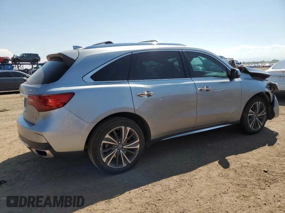 2020 Acura MDX Technology with VIN 5J8YD4H52LL000472, listed as a Copart auction lot 60347275 with 33,804 mi miles and Salvage title. Bid and sale history available at DreamBid. Image 3.