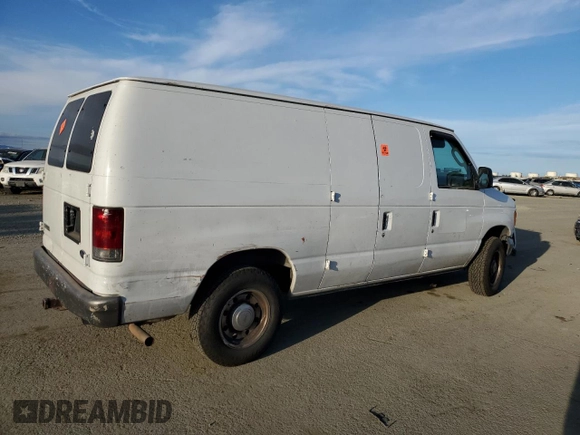 2007 Ford Econoline Cargo Commercial with VIN 1FTNE14W57DA29296, listed as a Copart auction lot 47969425 with 187,802 mi miles and Salvage Title. Bid and sale history available at DreamBid. Image 3.