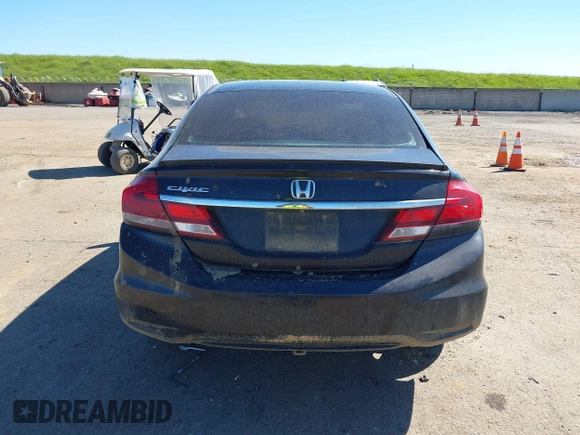 2015 Honda Civic Sedan LX with VIN 19XFB2F53FE207050, listed as a IAAI auction lot 41874318 with 217,600 mi miles. Bid and sale history available at carsss.com. Image 16.