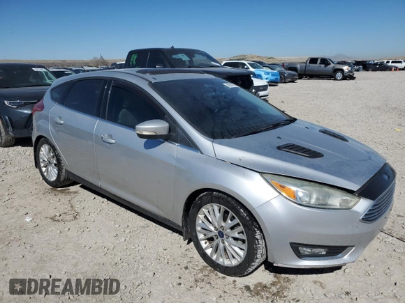 2017 Ford Focus Titanium with VIN 1FADP3N2XHL287260, listed as a Copart auction lot 50607855 with 170,146 mi miles and Salvage Title. Bid and sale history available at carsss.com. Image 4.