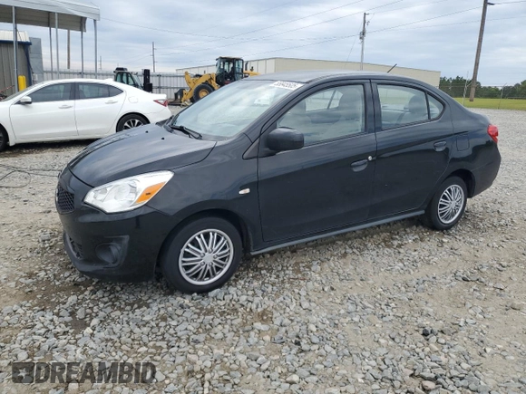 2020 Mitsubishi Mirage ES with VIN ML32F3FJ4LHF02272, listed as a Copart auction lot 55845505 with 48,763 mi miles and Salvage title. Bid and sale history available at DreamBid. Image 1.
