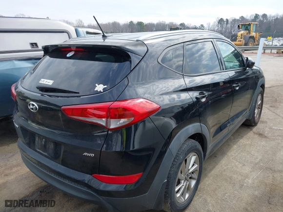 2016 Hyundai Tucson SE with VIN KM8J3CA44GU162730, listed as a IAAI auction lot 41694219 with 159,830 mi miles. Bid and sale history available at carsss.com. Image 4.