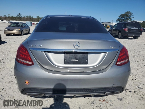 2015 Mercedes-Benz C-Class C 400 with VIN 55SWF6GBXFU009171, listed as a Copart auction lot 49639705 with 114,492 mi miles and Clean Title. Bid and sale history available at carsss.com. Image 6.