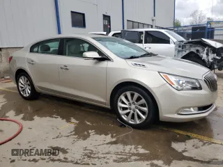 2014 Buick LaCrosse Leather with VIN 1G4GB5G35EF246404, listed as a Copart auction lot 52723805 with 154,352 mi miles and Salvage Title. Bid and sale history available at DreamBid. Image 4.