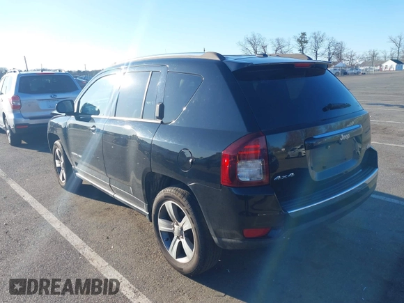 2016 Jeep Compass High Altitude Edition with VIN 1C4NJDEB3GD762908, listed as a IAAI auction lot 41883275 with 93,968 mi miles. Bid and sale history available at carsss.com. Image 3.