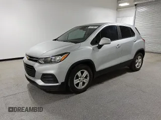 2020 Chevrolet Trax LS with VIN KL7CJKSB3LB027381, listed as a Copart auction lot 43822765 with 148,444 mi miles and Clean Title. Bid and sale history available at carsss.com. Image 1.