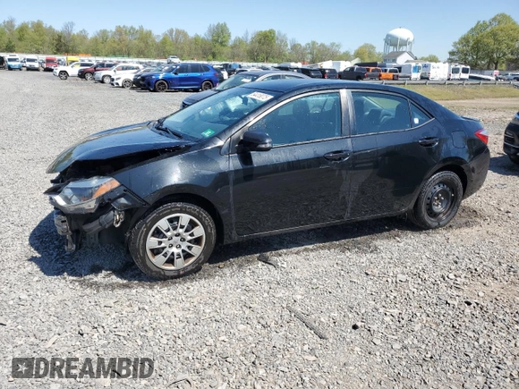 2016 Toyota Corolla L with VIN 2T1BURHE5GC670161, listed as a Copart auction lot 54418075 with 182,772 mi miles and Salvage Title. Bid and sale history available at DreamBid. Image 1.