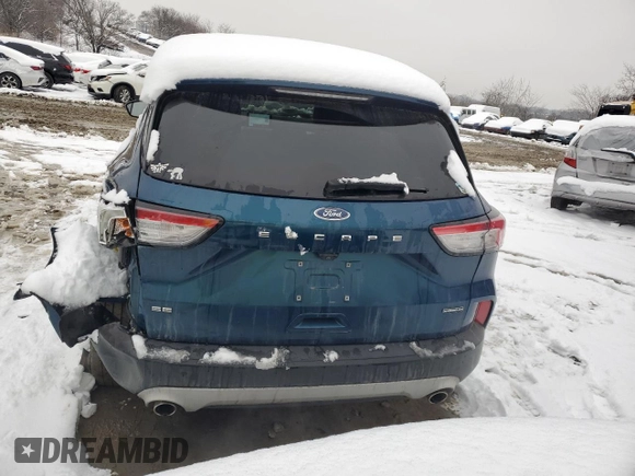 2020 Ford Escape SE Sport Hybrid with VIN 1FMCU9BZ7LUB77042, listed as a Copart auction lot 44685315 with 73,028 mi miles and Salvage Title. Bid and sale history available at DreamBid. Image 6.