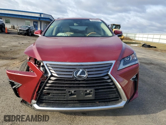 2019 Lexus RX with VIN JTJDZKCA4K2021574, listed as a Copart auction lot 84889924 with 49,153 mi miles and Salvage Title. Bid and sale history available at carsss.com. Image 5.