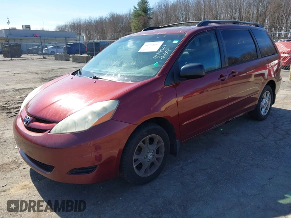 2006 Toyota Sienna LE with VIN 5TDBA23C46S060554, listed as a IAAI auction lot 41791667 with 286,359 mi miles. Bid and sale history available at carsss.com. Image 2.