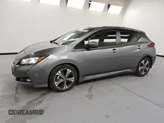 2021 Nissan LEAF SV with VIN 1N4AZ1CV8MC551908, listed as a Copart auction lot 55106875 with 22,880 mi miles and Clean title. Bid and sale history available at DreamBid. Image 1.