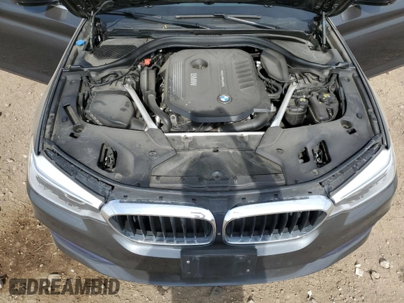 2018 BMW 5 Series 540i xDrive with VIN WBAJE7C51JWC56846, listed as a Copart auction lot 55692525 with Not provided miles and Salvage title. Bid and sale history available at DreamBid. Image 11.