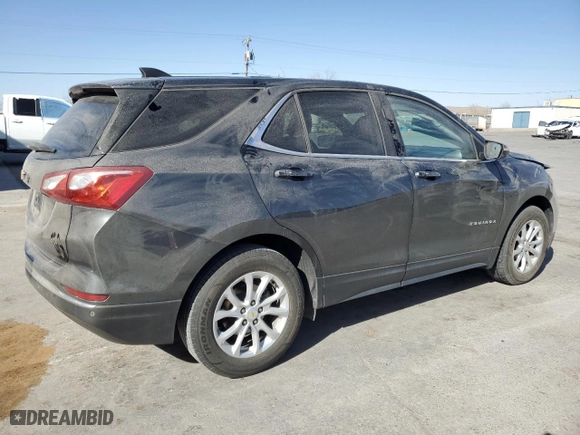 2018 Chevrolet Equinox LT with VIN 2GNAXJEV8J6243551, listed as a Copart auction lot 50069995 with 78,416 mi miles and Salvage Title. Bid and sale history available at carsss.com. Image 3.