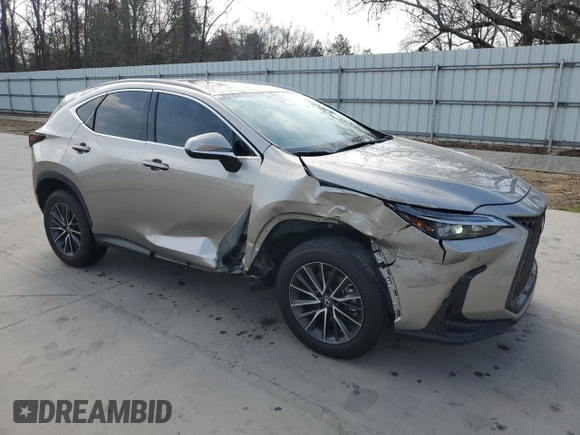 2023 Lexus NX with VIN 2T2GGCEZ5PC025684, listed as a Copart auction lot 43473345 with 4,155 mi miles and Salvage Title. Bid and sale history available at carsss.com. Image 4.