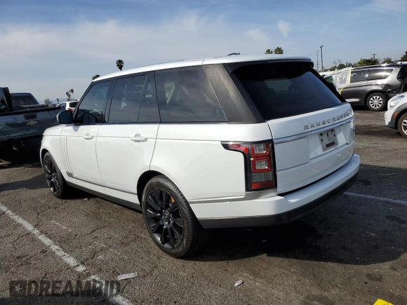 2014 Land Rover Range Rover with VIN SALGR2WF9EA195344, listed as a Copart auction lot 43454555 with 167,010 mi miles and Clean Title. Bid and sale history available at DreamBid. Image 2.