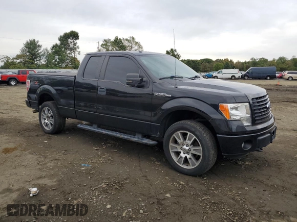 2014 Ford F-150 XL with VIN 1FTFX1EFXEFD02389, listed as a Copart auction lot 73613994 with 151,437 mi miles and Clean Title. Bid and sale history available at carsss.com. Image 4.