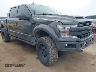 2018 Ford F-150 XL with VIN 1FTEW1E5XJFD71650, listed as a IAAI auction lot 41578768 with 87,439 mi miles. Bid and sale history available at carsss.com. Image 1.