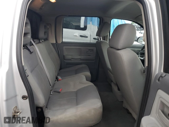 2006 Dodge Dakota SLT with VIN 1D7HW48N36S522858, listed as a Copart auction lot 66431064 with 197,028 mi miles and Salvage Title. Bid and sale history available at carsss.com. Image 10.