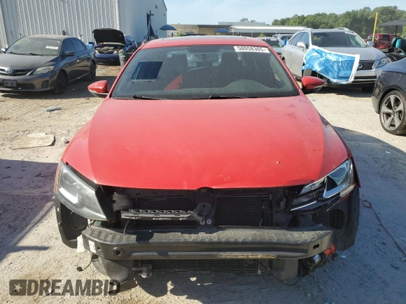 2014 Volkswagen Jetta GLI Edition 30 with VIN 3VW4S7AJ3EM354382, listed as a Copart auction lot 58058305 with 128,307 mi miles and Salvage title. Bid and sale history available at DreamBid. Image 5.