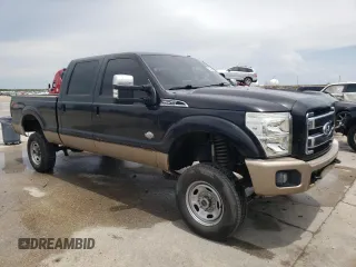 2014 Ford F-250 XL with VIN 1FT7W2BT2EEB50315, listed as a Copart auction lot 61084655 with 268,445 mi miles and Salvage title. Bid and sale history available at DreamBid. Image 4.