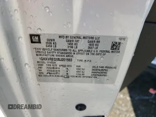 2011 GMC Acadia SLT1 with VIN 1GKKVRED0BJ261883, listed as a Copart auction lot 48193385 with 166,616 mi miles and Non Repairable. Bid and sale history available at carsss.com. Image 13.