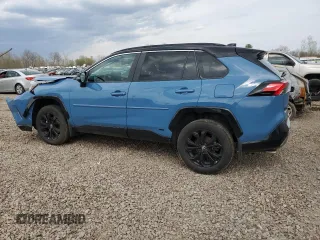 2024 Toyota RAV4 Hybrid XSE with VIN 4T3E6RFV9RU148104, listed as a Copart auction lot 55090855 with 9,625 mi miles and Salvage Title. Bid and sale history available at carsss.com. Image 2.