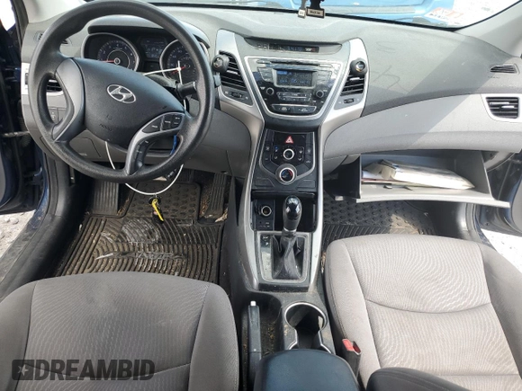 2016 Hyundai Elantra SE with VIN KMHDH4AE6GU516535, listed as a Copart auction lot 56665975 with 111,846 mi miles and Salvage title. Bid and sale history available at DreamBid. Image 8.