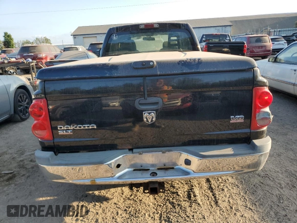 2005 Dodge Dakota SLT with VIN 1D7HW42N75S269518, listed as a Copart auction lot 71501904 with 105,673 mi miles and Clean Title. Bid and sale history available at carsss.com. Image 6.