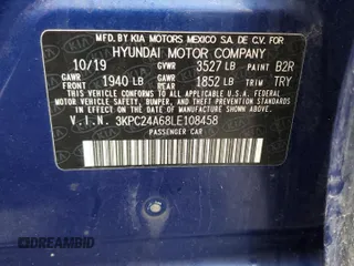 2020 Hyundai Accent SE with VIN 3KPC24A68LE108458, listed as a Copart auction lot 48017955 with 114,373 mi miles and Non Repairable. Bid and sale history available at carsss.com. Image 14.