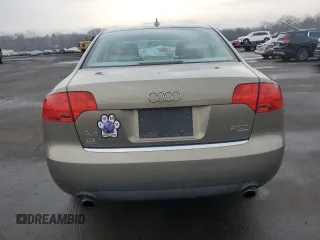 2007 Audi A4 2.0T with VIN WAUDF78E07A205165, listed as a Copart auction lot 53310825 with 162,259 mi miles and Salvage title. Bid and sale history available at DreamBid. Image 6.